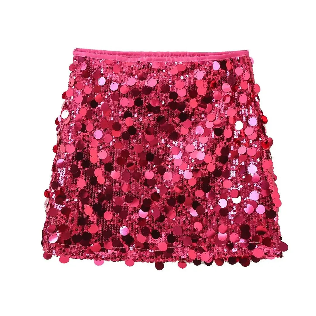 Festive Sparkle Vintage Skirt