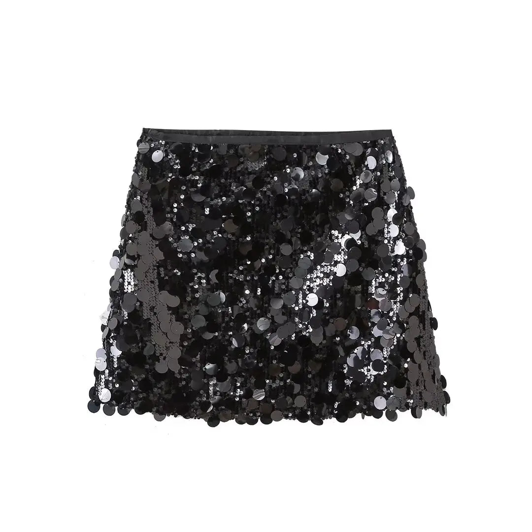 Festive Sparkle Vintage Skirt