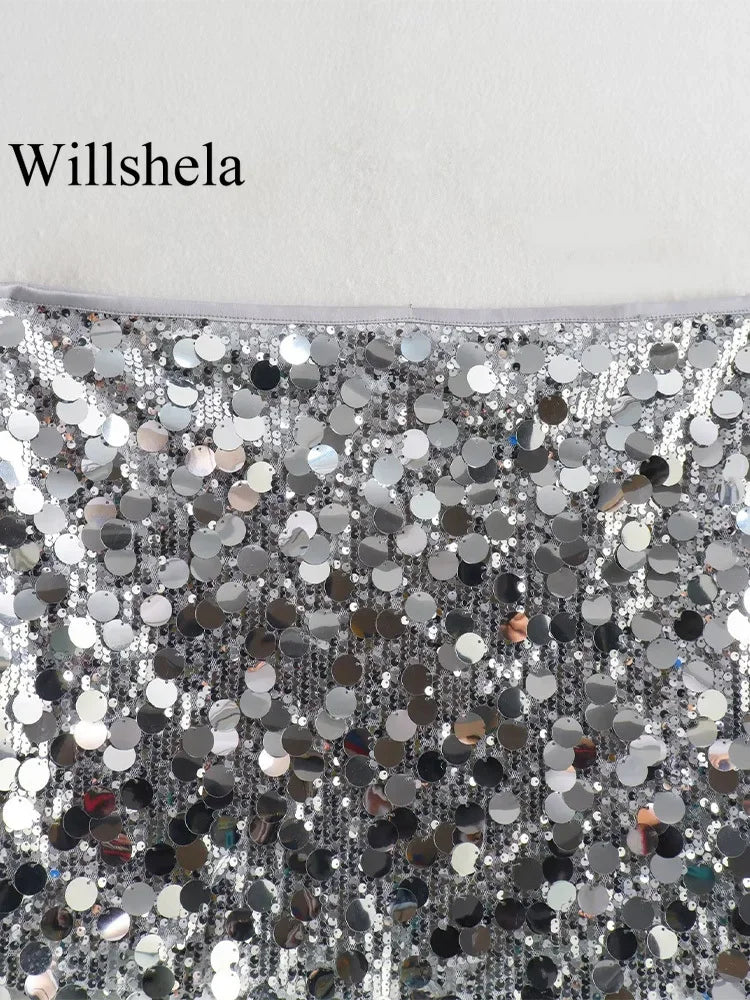 Festive Sparkle Vintage Skirt