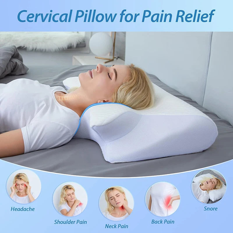 Orthopedic Memory Cervical Pillow for Neck Pain - Blooming Trendz